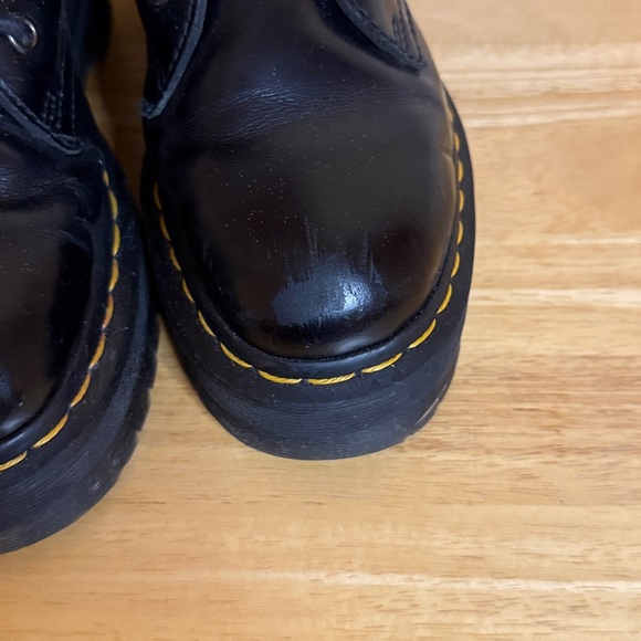 DR. Martens Jodon Platform Boots Black Leather Women’s‎ Size 5 - Picture 7 of 16